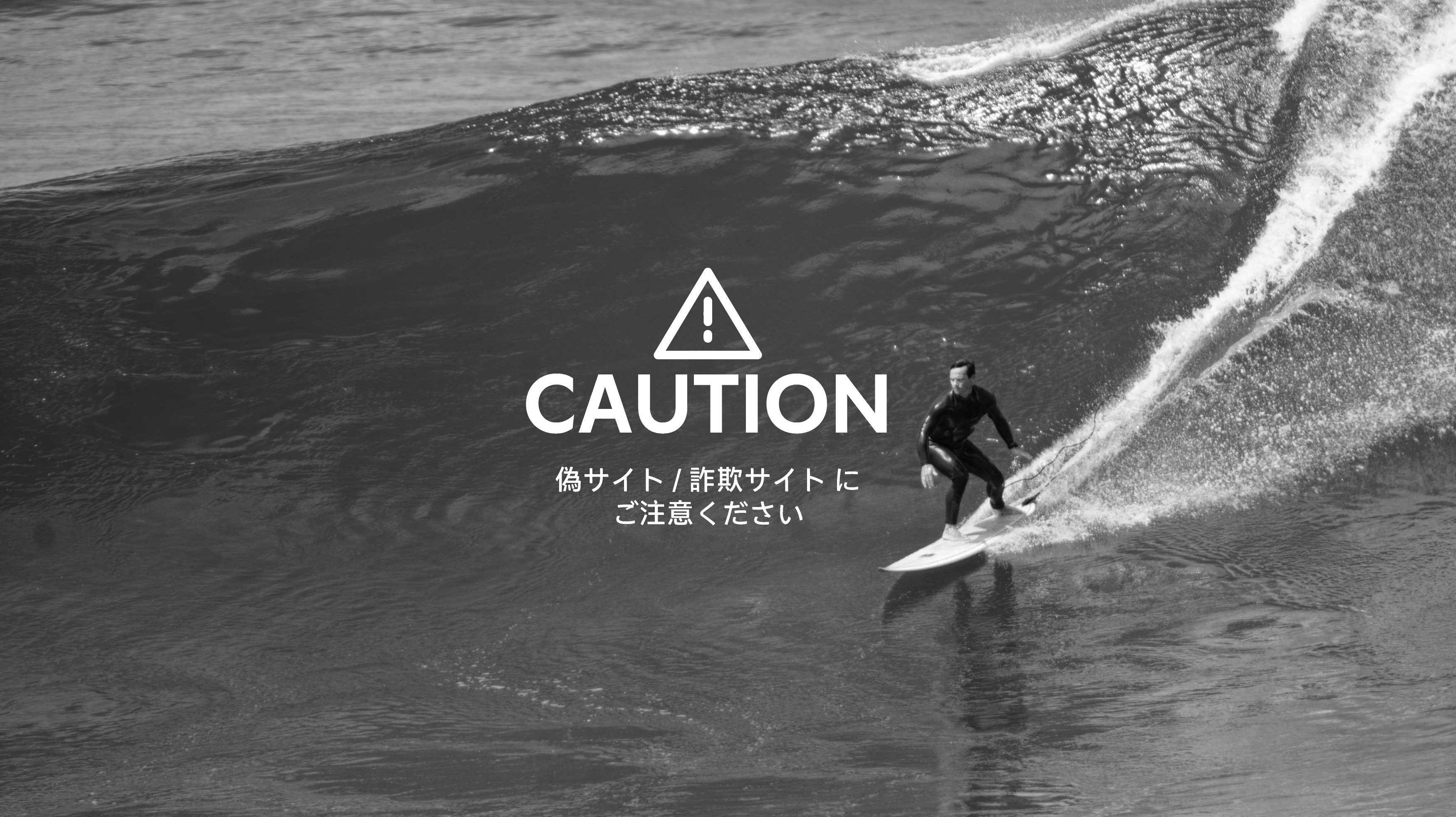 偽サイト・詐欺サイトにご注意ください