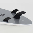 アクセルレーターサーフボード ソフトボード グレー 6’6” 43L EVA素材 BOX+2 FUTUREフィン仕様