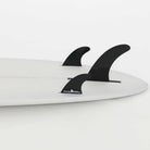 Accelerator SurfboardsのMID 6'6" HOMYモデル。ライトグレーのPU素材を使用したミッドレングスサーフボード。
